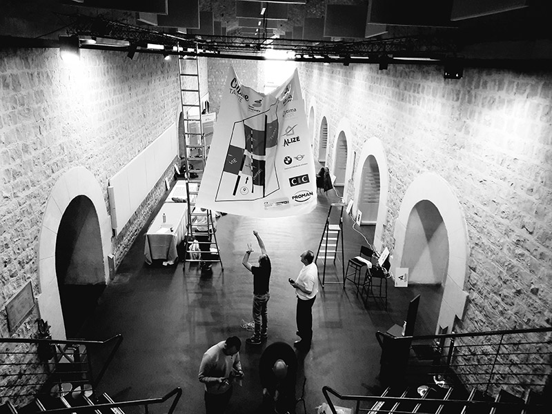 pose bache grand format